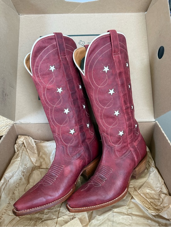 Tecovas Shoes - Tecovas Annie Redwood Goat